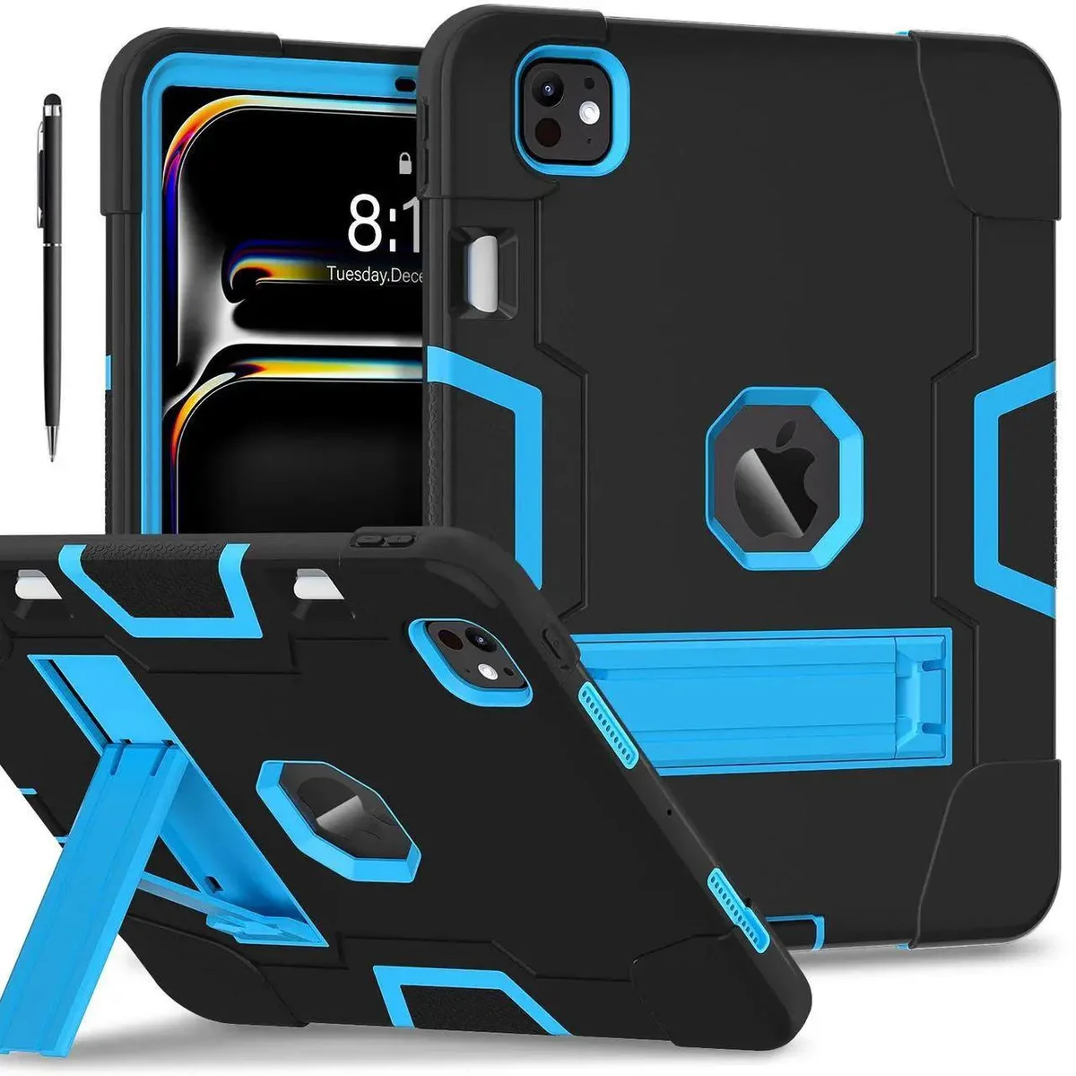 BONAEVER BONAEVER A2836/A2837/A3006 rugged case with kickstand and pencil holder for iPad Pro 11 2024/2025 — product photo