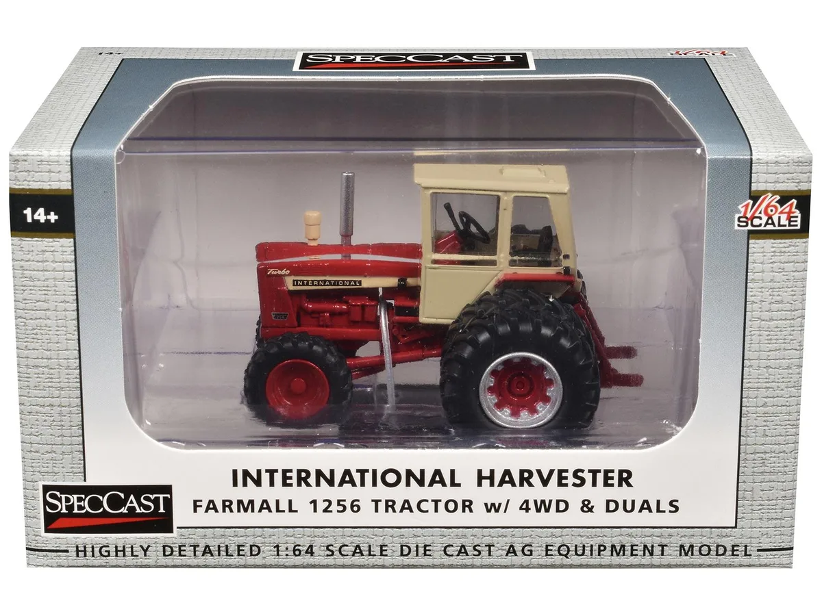 SpecCast Collectibles SpecCast Collectibles International Harvester Farmall 1256 4WD 1/64 Diecast Tractor — product photo