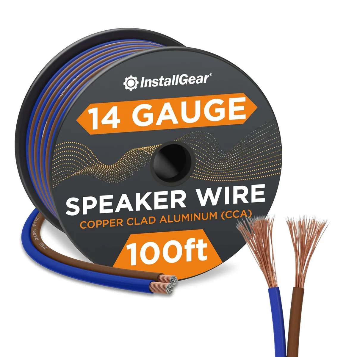  RCA IG14100 14 AWG Speaker Wire 100 ft Blue/Black CCA — product photo