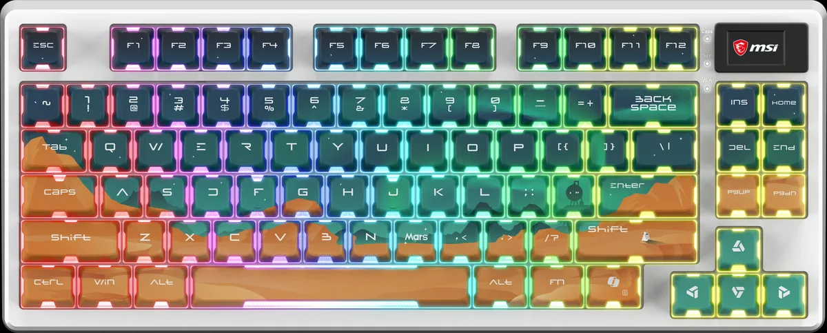 MSI MSI S11-43CEU01-HH9 FORGE GK600 TKL Wireless Gaming Keyboard — product photo