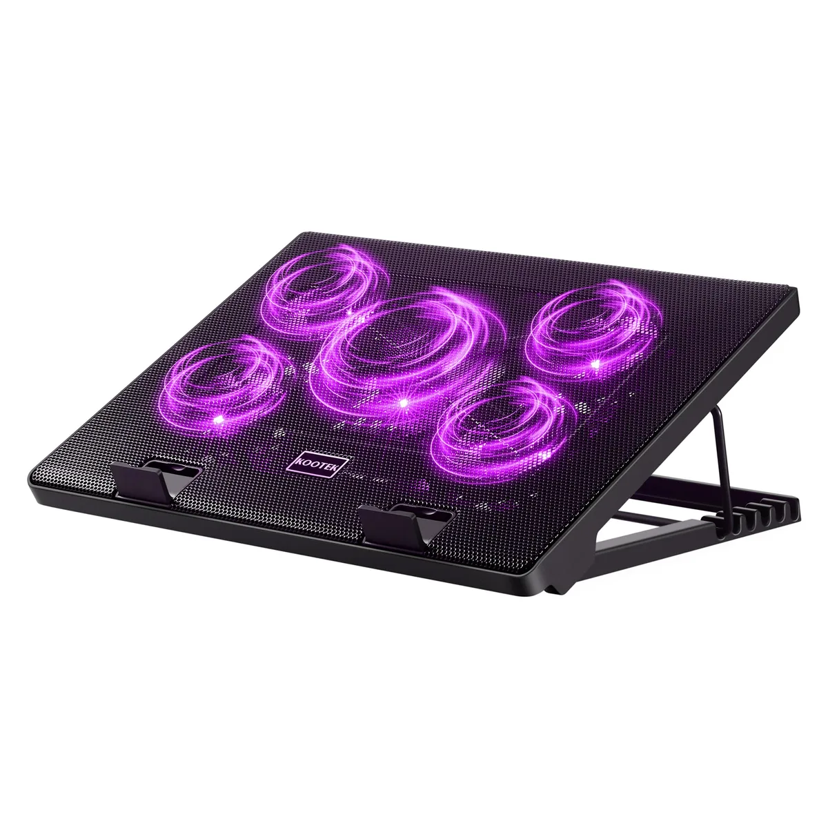 ENHANCE LCP06 laptop cooling pad, 5 fans, 12-17 inch, purple — product photo