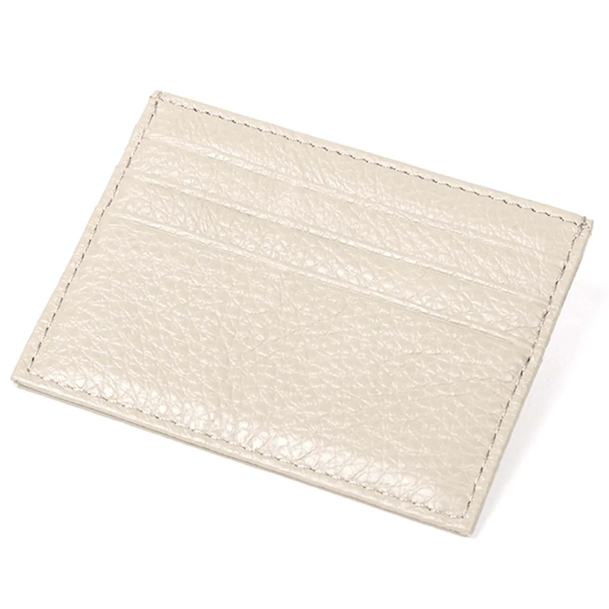  M-Plateau Wallet Off-White Genuine Leather 4.1" x 3.1" x .2 — product photo