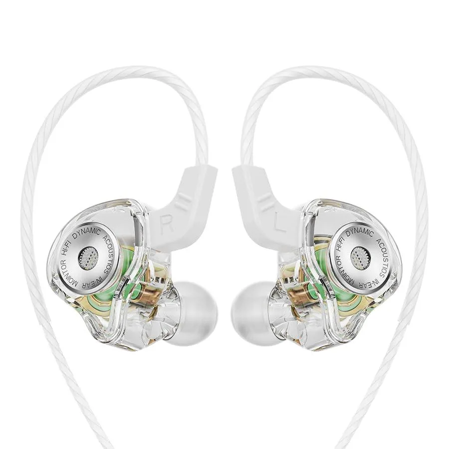 LORDWORLD LORDWORLD QKZ AK6 Ultra Wired Earbuds White 3.5mm — product photo