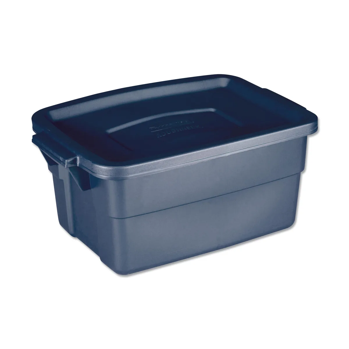 Rubbermaid Rubbermaid RMRT030003 Roughneck Storage Box 15.687d 7h Dark Indigo Metallic — product photo