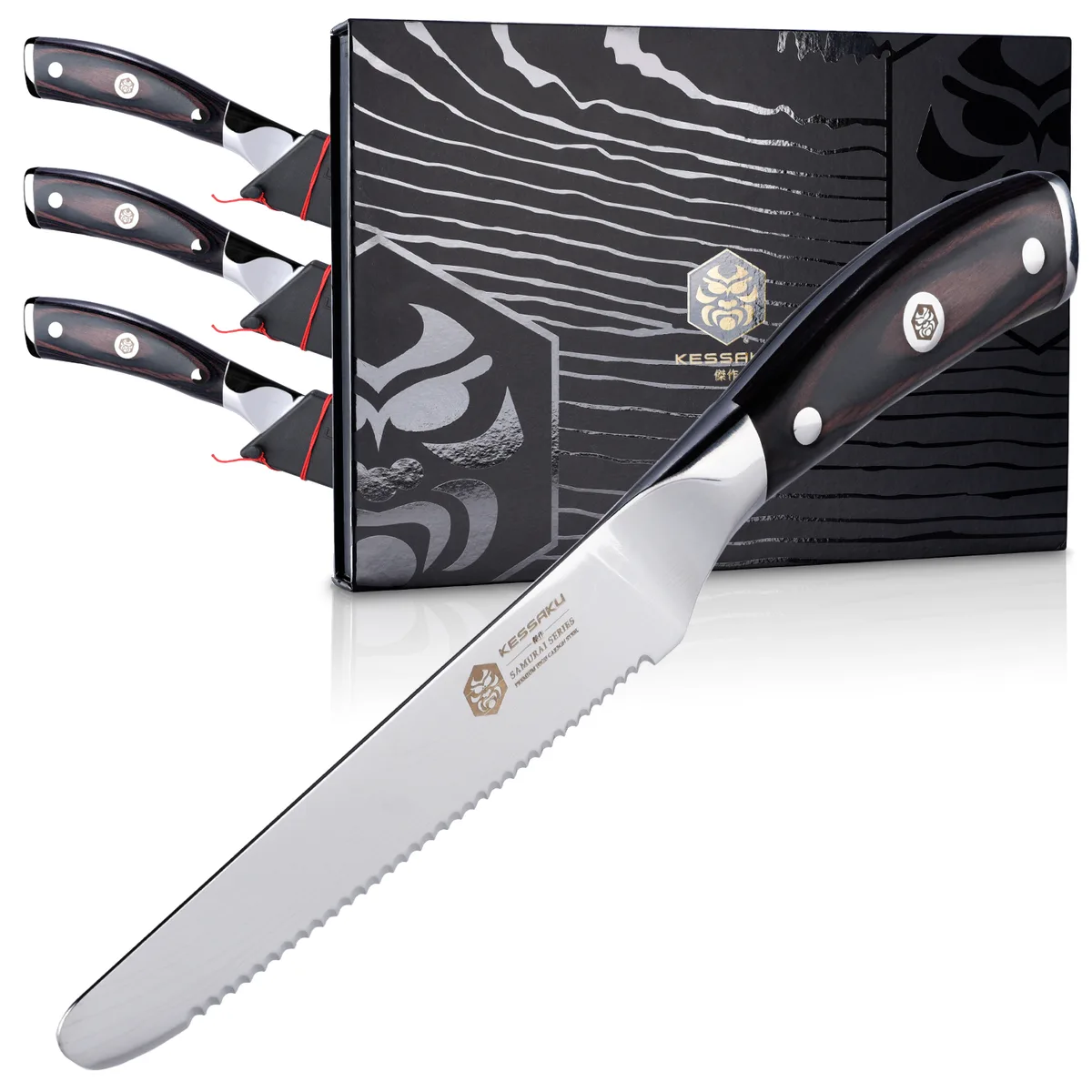 Kessaku Kessaku KES23044 5-Inch Serrated Steak Knife Set — product photo