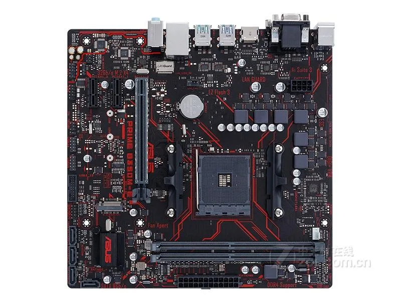 ASUS ASUS PRIME B350M-E AMD B350 DDR4 32GB Micro ATX Motherboard — product photo