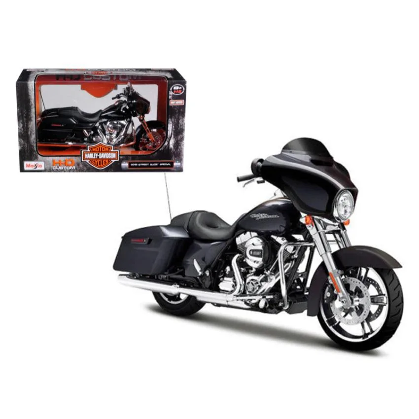Maisto Maisto 2015 Harley Davidson Street Glide Black 1/12 Motorcycle — product photo