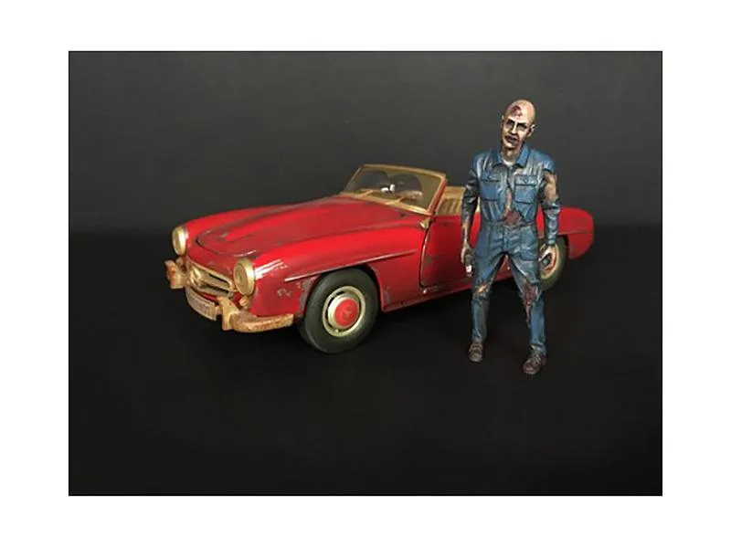 American Diorama American Diorama Zombie Mechanic Figurine I 1/24 Scale 38297 — product photo