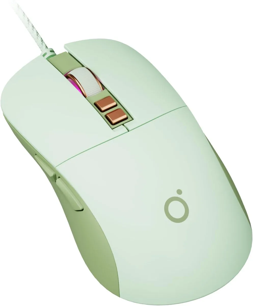 SMA SMA G309 Wired Gaming Mouse 2400 DPI Green — product photo