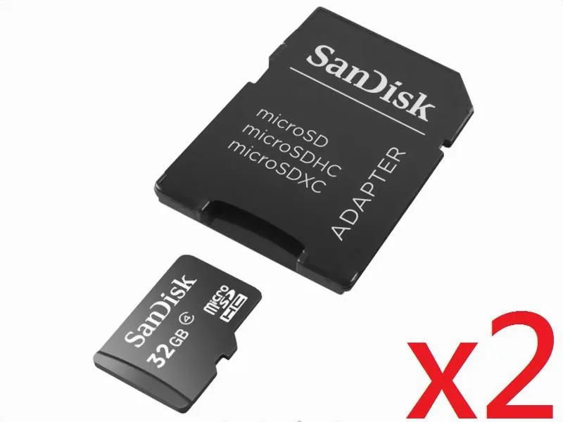 SanDisk SanDisk Class 4 Ultra microSDHC 32GB Pack of 2 — product photo