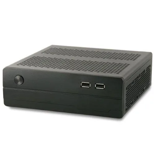 Morex Information Ent.,Co.,Ltd. Morex 557 Universal Mini-ITX Case Fan-less Compact Black — product photo