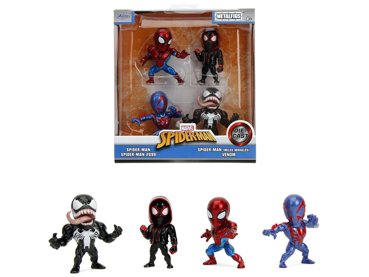 Jada Jada Spider-Man Metalfigs Wave 4 Set of 4 Diecast Figures — product photo