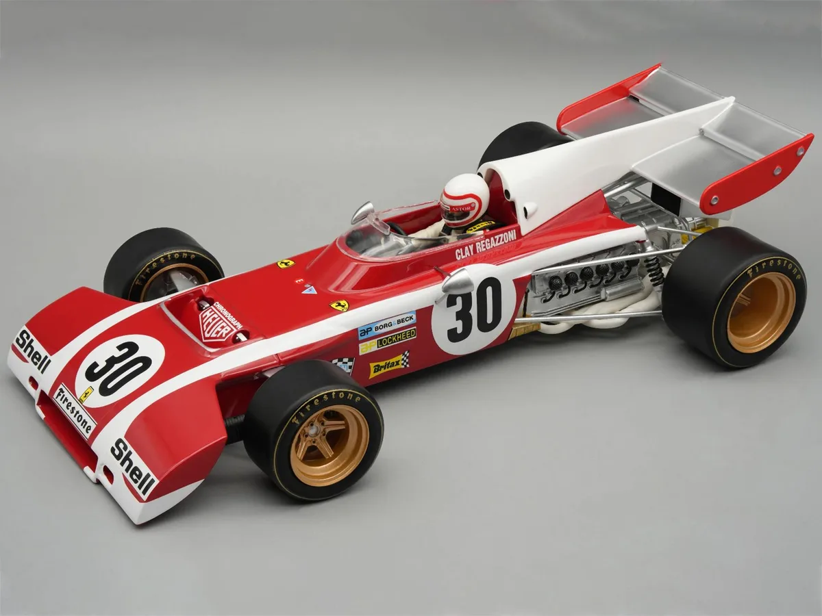 Tecnomodel Tecnomodel Ferrari 312 B2 #30 Clay Regazzoni Belgian GP 1972 Mythos 1/18 Limited 50 hobby collectible — product photo