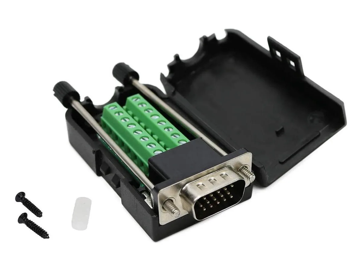 BONAEVER BONAEVER DB15 Male VGA Breakout Board with Case — product photo