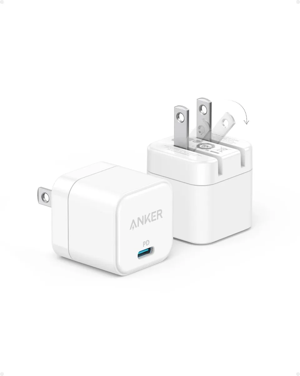 ONITOON ONITOON 20W USB-C Wall Charger Foldable Plug 2-Pack — product photo