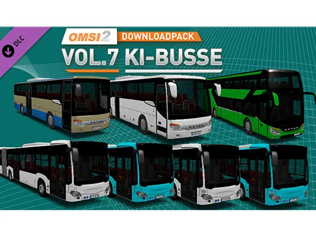 Aerosoft GmbH Aerosoft GmbH 67857 OMSI 2 Add-on Downloadpack Vol. 7 – KI-Busse downloadable game — product photo