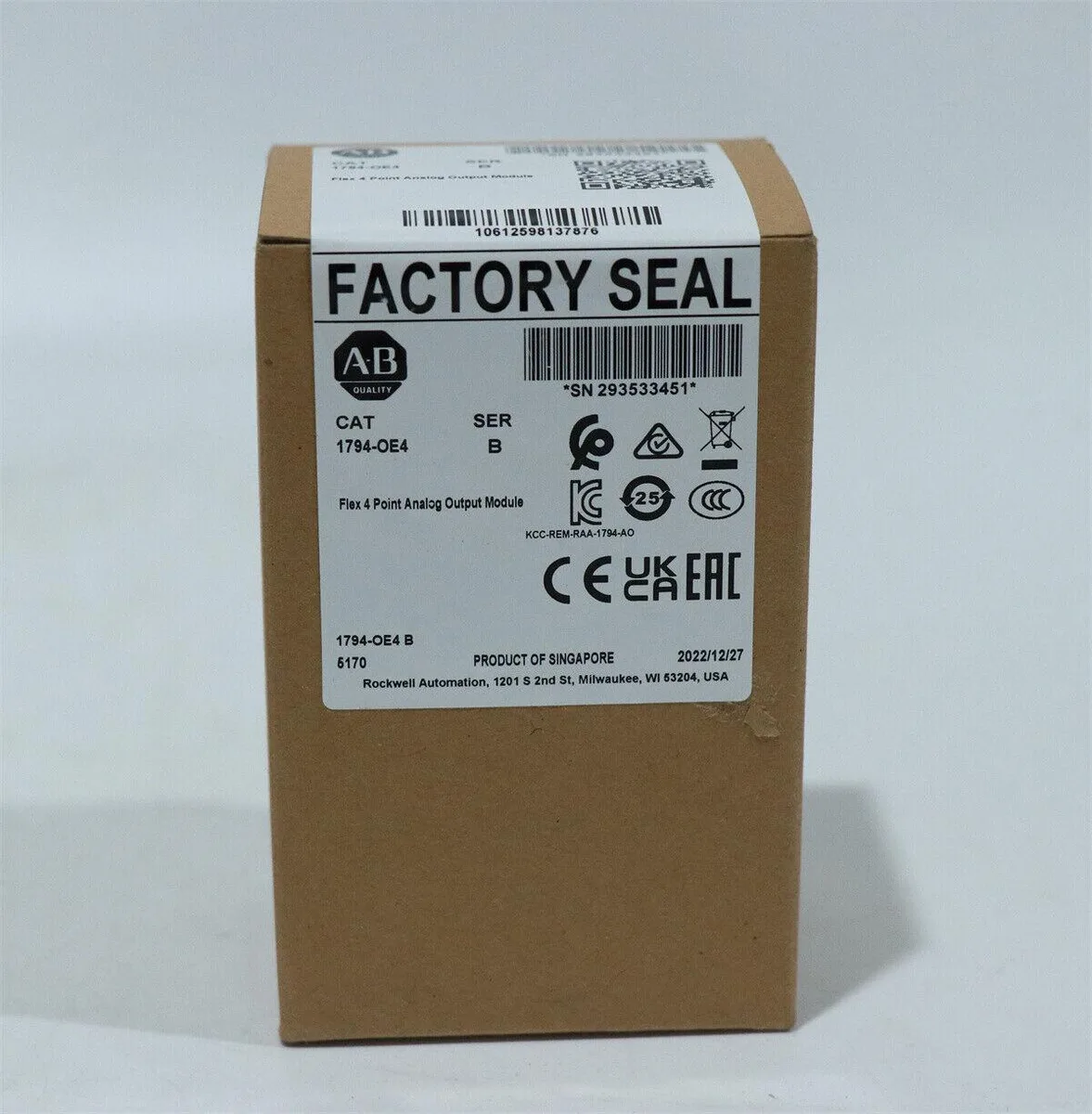 BFKK BFKK 1794-OE4 Flex 4-Point Analog Output Module power adapter — product photo