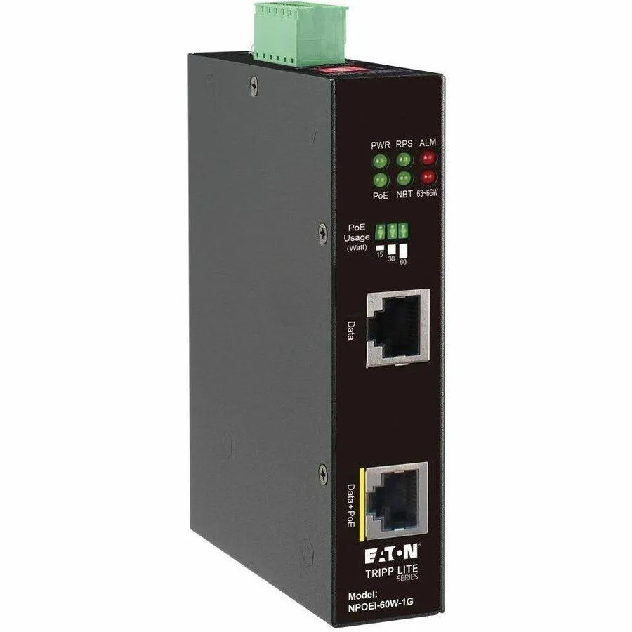 Tripp Lite Tripp Lite NPOEI60W1G 60W PoE++ injector network switch — product photo