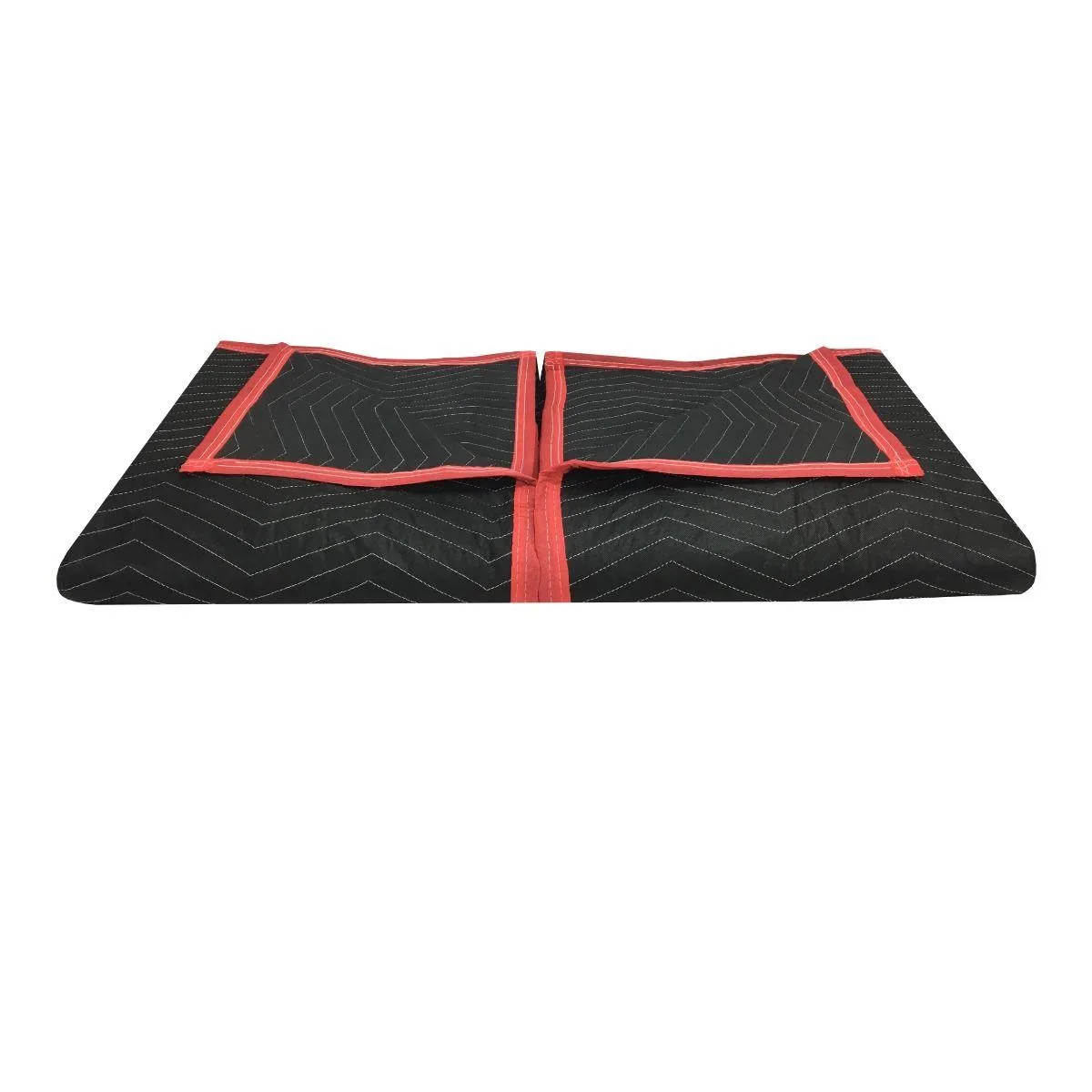 UBMOVE UBMOVE 2 Pack Deluxe Moving Blankets 72" x 80" 5.42lbs Black/Red — product photo