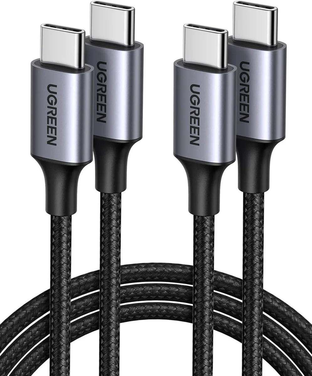 UGREEN UGREEN USB C to USB C Cable 60W 2-Pack 6.6 ft Nylon Braided — product photo