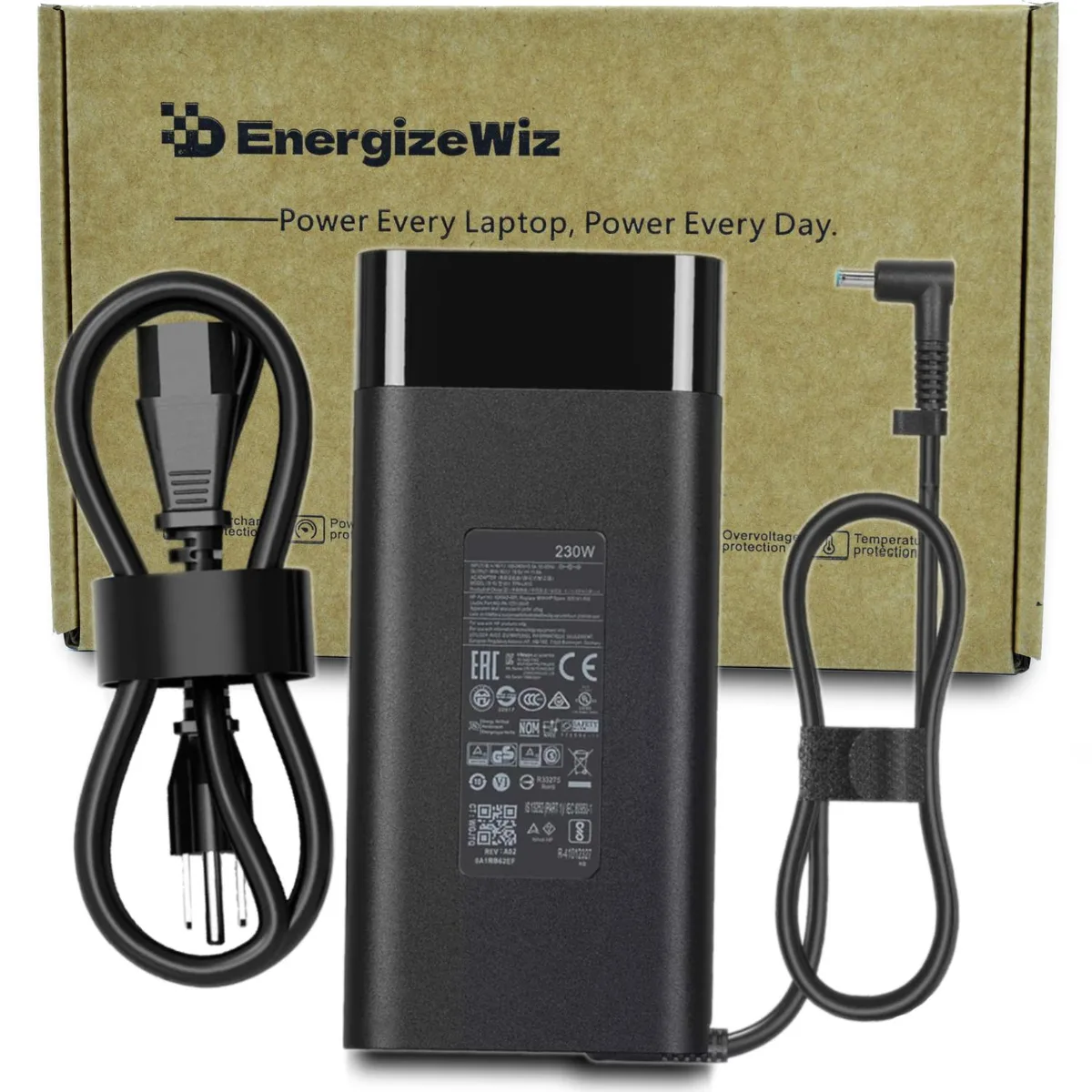 Energizewiz Energizewiz 230W AC Adapter 19.5V 11.8A 4.5x3.0mm Blue tip — product photo