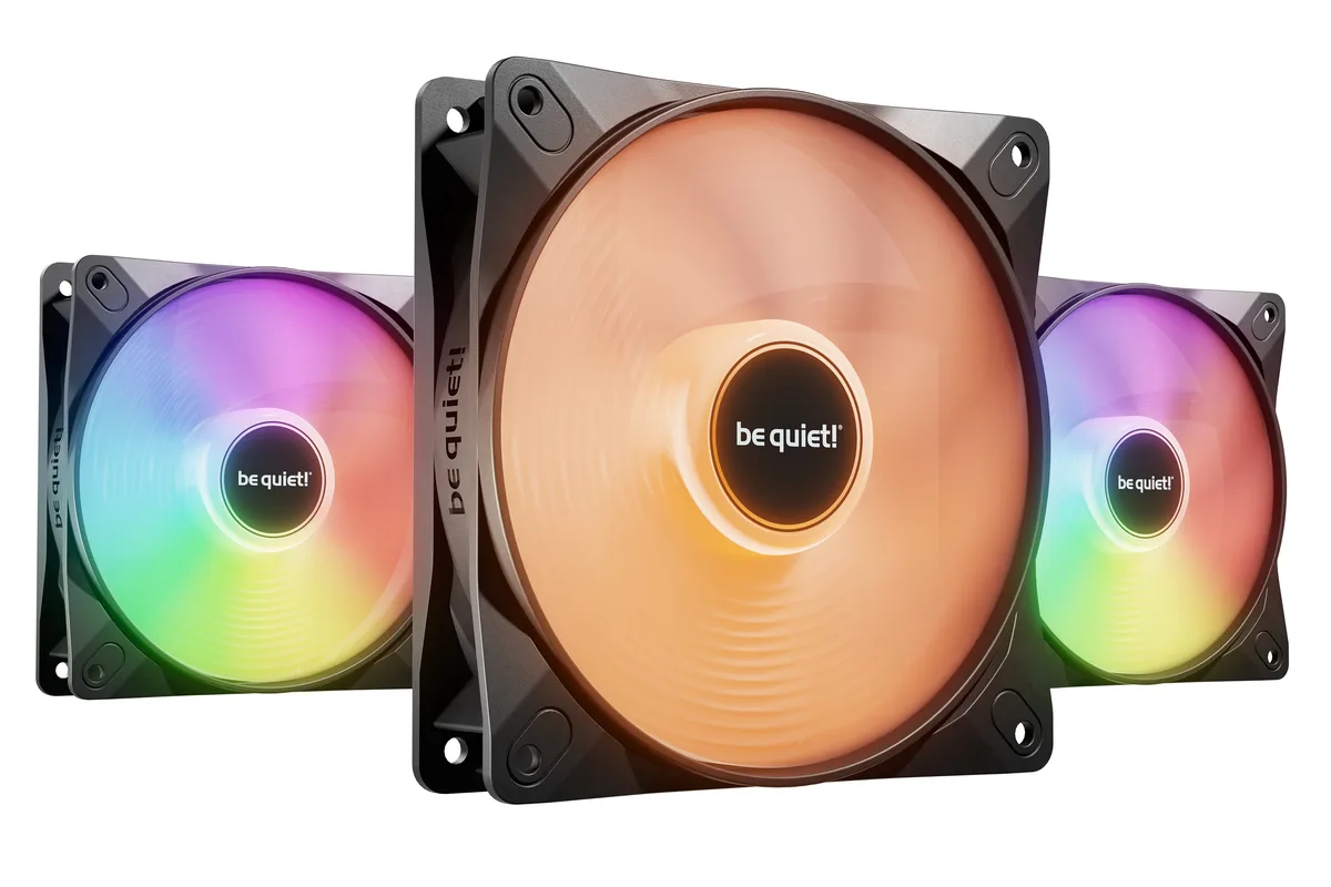 be quiet! be quiet! BL121 LIGHT WINGS LX 120mm PWM ARGB Case Fan Triple Pack — product photo