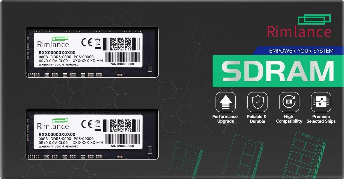 RIMLANCE RIMLANCE RUD14900LD8C2K8 8GB (2x4GB) DDR3 1866 CL13 1.35V Desktop RAM — product photo