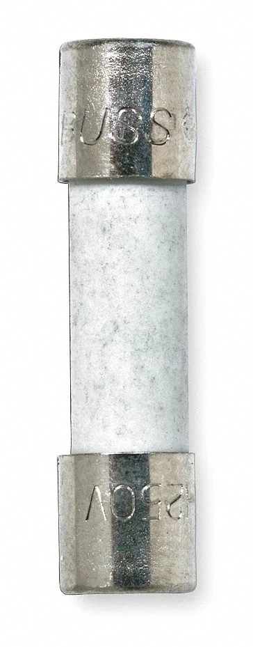 Bussmann Bussmann S505-1-R Ceramic Fuse 1A 250V 1.5kA 5 pack line protection — product photo