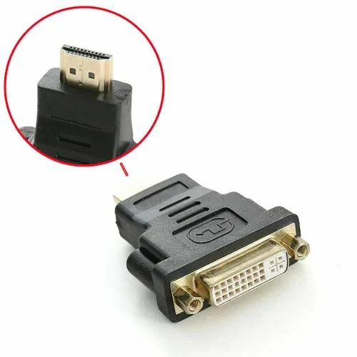 NShi NShi DVI Female to HDMI Male Adapter 4K@30Hz 1080p Bi-directional — product photo