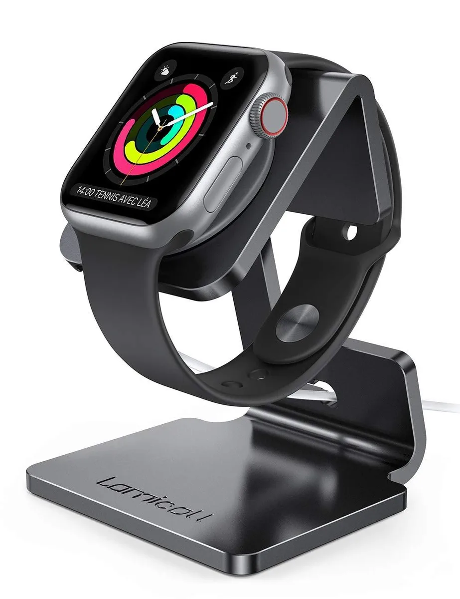  Lamicall WS02-US-B Apple Watch Magnetic Charging Stand Black — product photo
