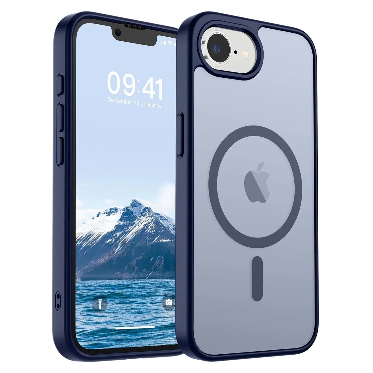KEHIPI KEHIPI Magnetic Case for iPhone 16e Navy Blue — product photo