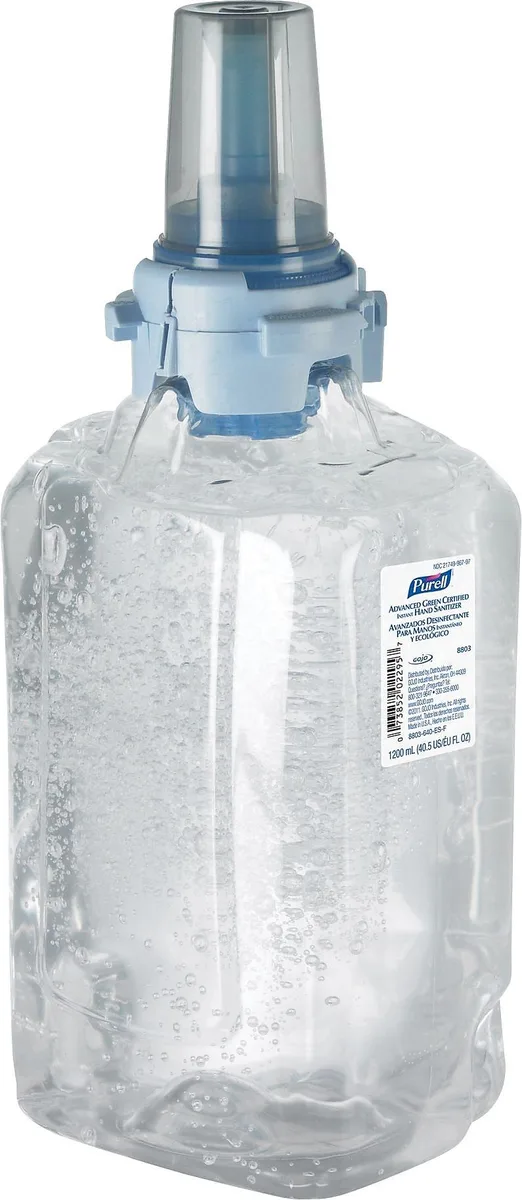 GOJO GOJO 8803-03 Hand Sanitizer Gel Refill 1200mL Fragrance-Free — product photo