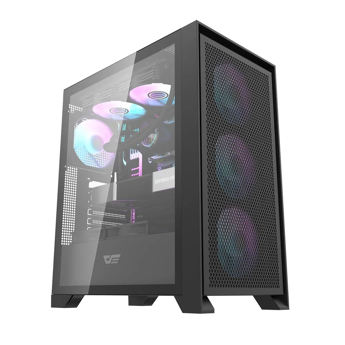 darkFlash darkFlash DRX70 ATX Mid Tower PC Case Black — product photo