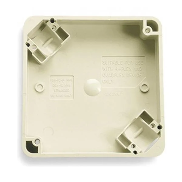 Hubbell Incorporated Hubbell Incorporated HBL4PBI PLEX Portable Box Polycarbonate Ivory — product photo