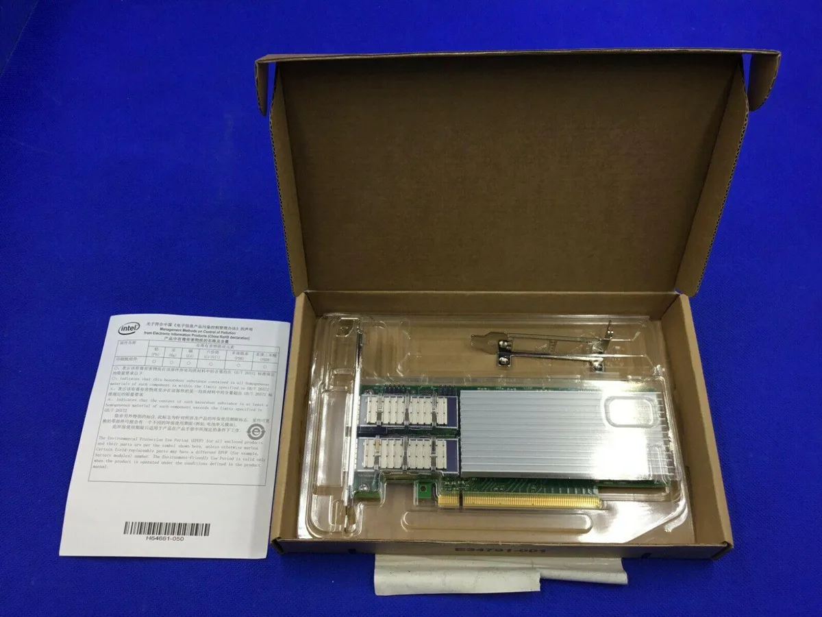 Winait Winait QSFP28 E810-CQDA2 100GbE dual-port network card — product photo