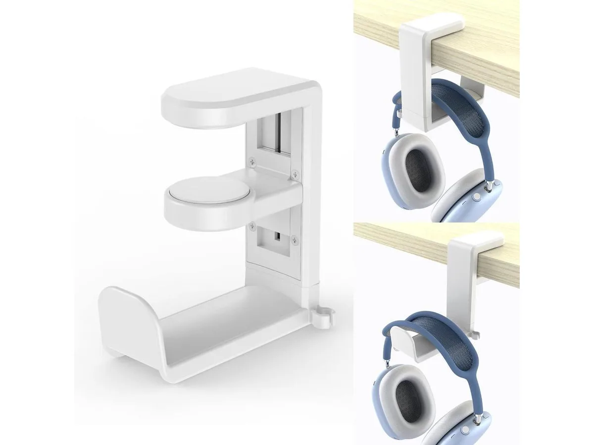 KEHIPI KEHIPI Headphone Hook Holder Hanger Mount White — product photo