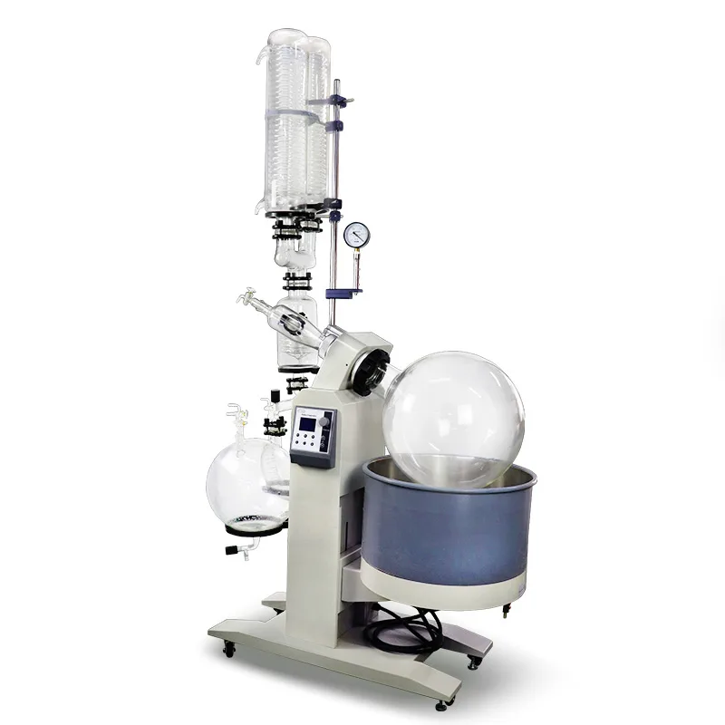 HNZXIB HNZXIB D-R1050 50L 220V Double Condenser Rotary Evaporator — product photo