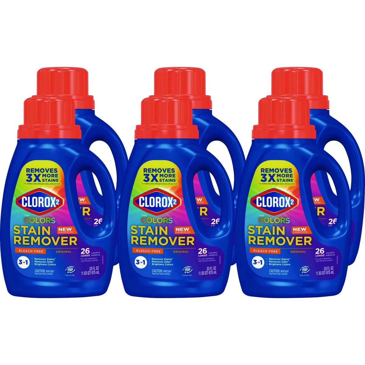 Clorox Clorox CLO 30037 Stain Fighter & Color Booster 33 oz 6 per pack cleaning — product photo