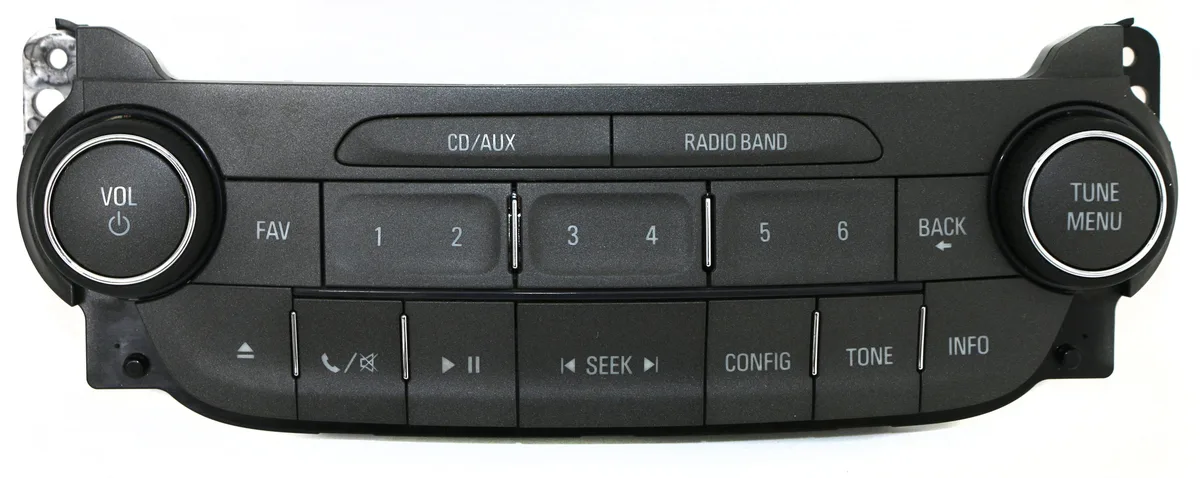 1 Factory Radio 1 Factory Radio 2013 Chevrolet Malibu OEM Radio Control Panel 22880998 — product photo