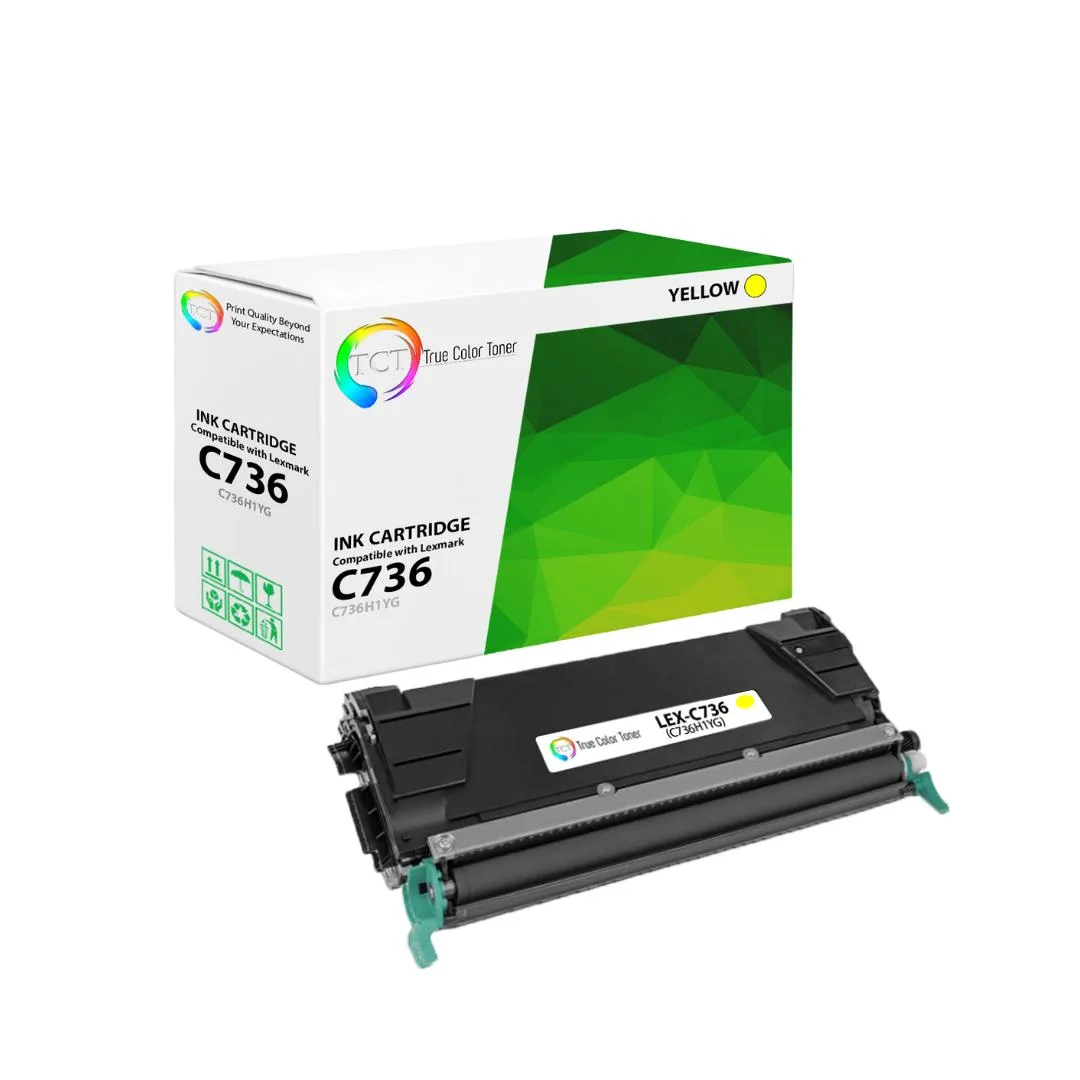 TCT TCT C736H1YG Yellow Toner Cartridge 10000 Pages — product photo