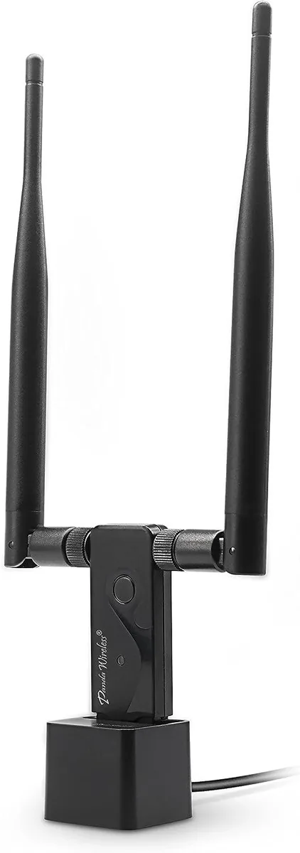Panda Wireless, Inc. Panda Wireless PAU09 N600 Dual Band 2.4GHz 5GHz Wireless N USB Adapter Dual 5dBi Antennas — product photo