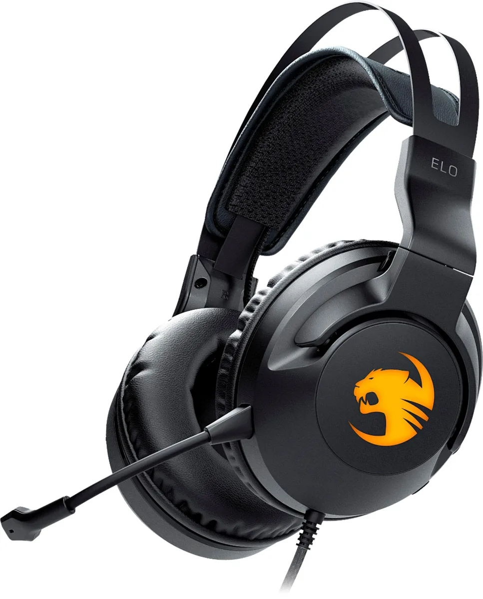 ROCCAT ROCCAT Elo 7.1 USB Wired Surround Sound Gaming Headset AIMO RGB Black — product photo