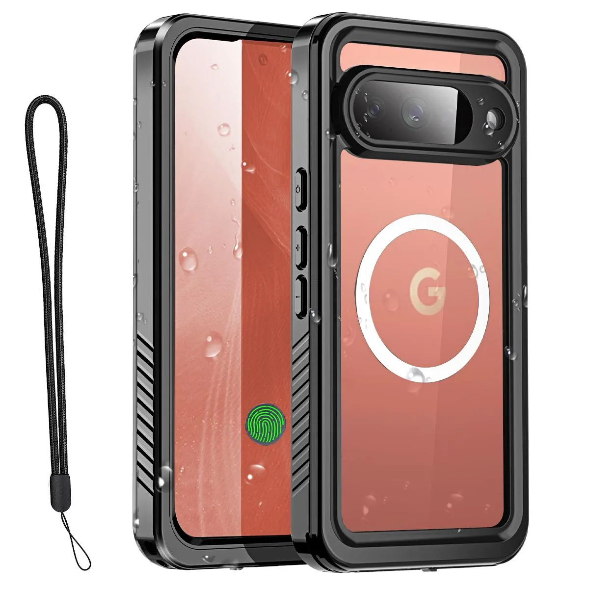 SZYG SZYG Waterproof Case for Google Pixel 11 Pro XL 6.8 in Black IP68 MagSafe — product photo