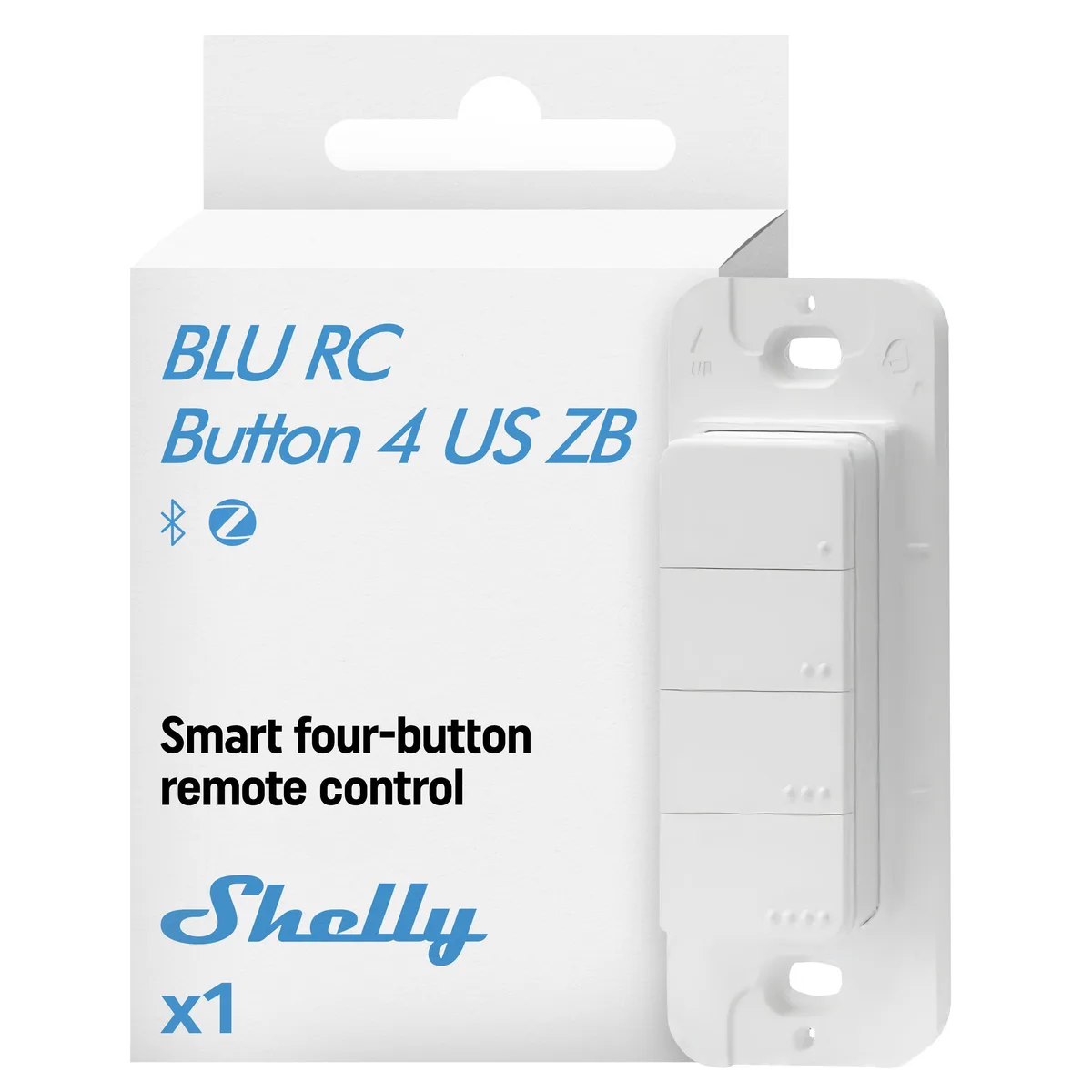 Shelly Shelly BLU RC Button 4 ZB smart remote control — product photo