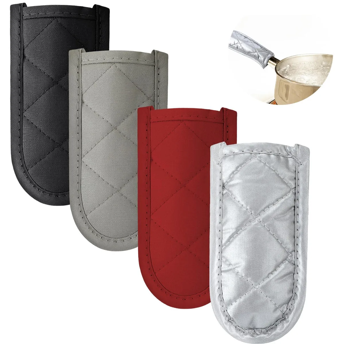  Patelai HZ5268 grill accessory 4 pcs cotton handle covers 15.2x7.6 cm — product photo