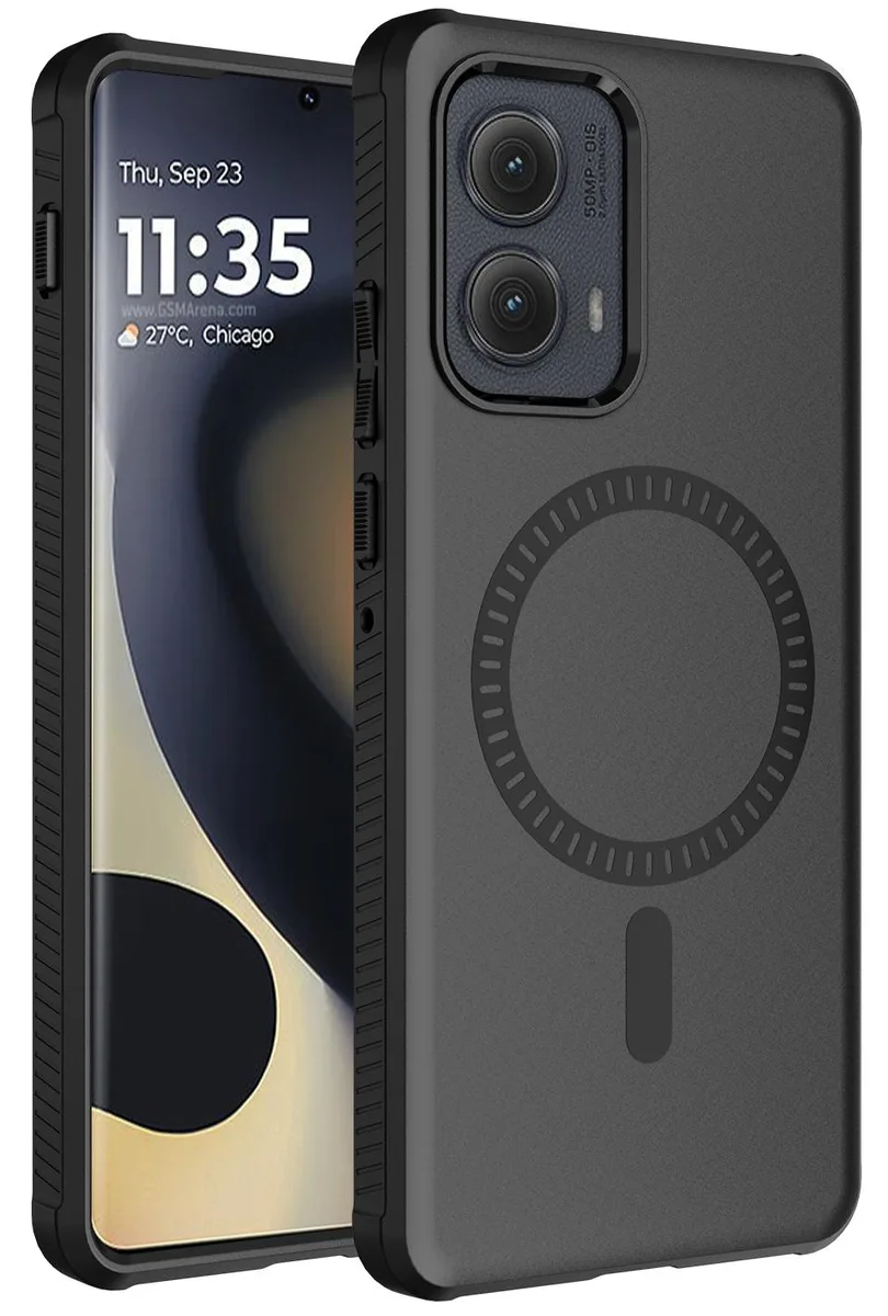 Nakedcellphone Nakedcellphone Flex Case for Motorola Edge 2024 Matte Black MagSafe — product photo