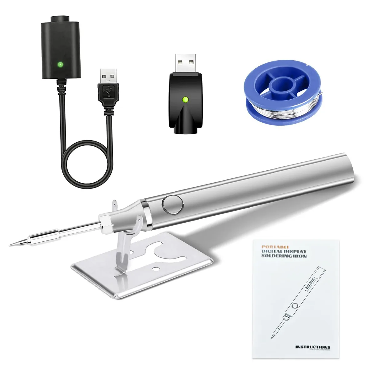  Radio Soldering Iron 1000mAh Battery 788°C Cordless — product photo