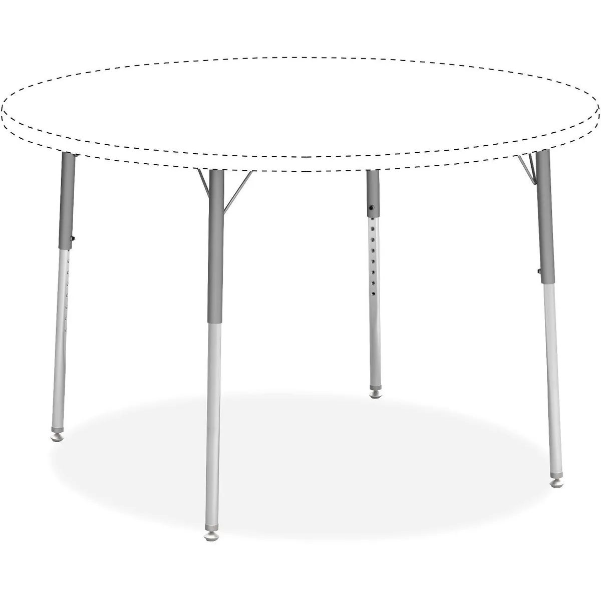Lorell Lorell 99926 Adjustable Table Leg Kit 22-30in 4pk — product photo