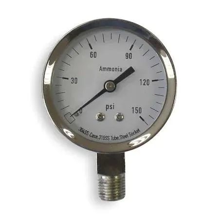Value Brand Value Brand Pressure Gauge Ammonia 2 1/2In 150Psi measurement tool — product photo