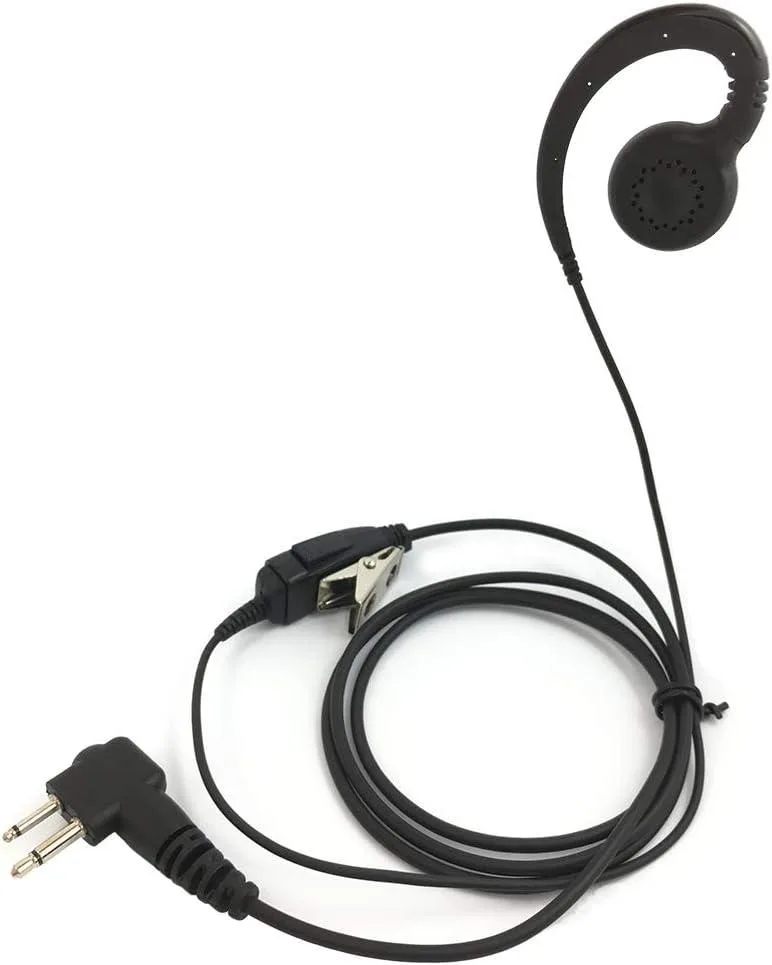 usbroway usbroway C-Shape Swivel Earpiece Headset with PTT Mic for Motorola Two-Way Radio — product photo